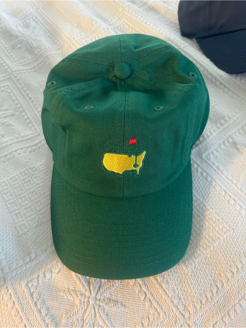 Masters Green Baseball Cap with Yellow Masters Logo